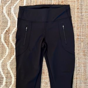Lululemon black leggings size 8